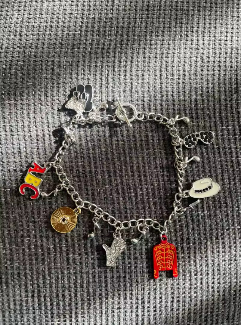 Michael Bracelet customer photo on dark fabric